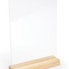 Chevalet PLEXI A5 <br>avec socle bois<br> Dès 11,44 € ht/pce – Image 4